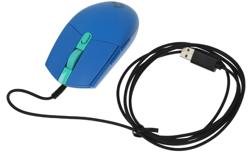 мышь Logitech Gaming Mouse G102 LIGHTSYNC, 8000dpi, Blue, CN, [910-005810]