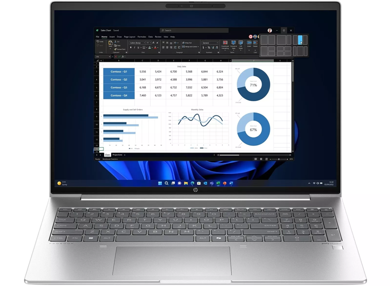 Ноутбук HP Probook 460 G11 Core i5-125U  16" WUXGA (1920x1200) UWVA 300 nits 16GB (1x16GB) DDR5 5600,512GB SSD,Intel AX211 Wi-Fi,Backlit,FPR,56Whr,1y,1.8kg,Dos,KB Eng/Rus (существенное повреждение коробки)