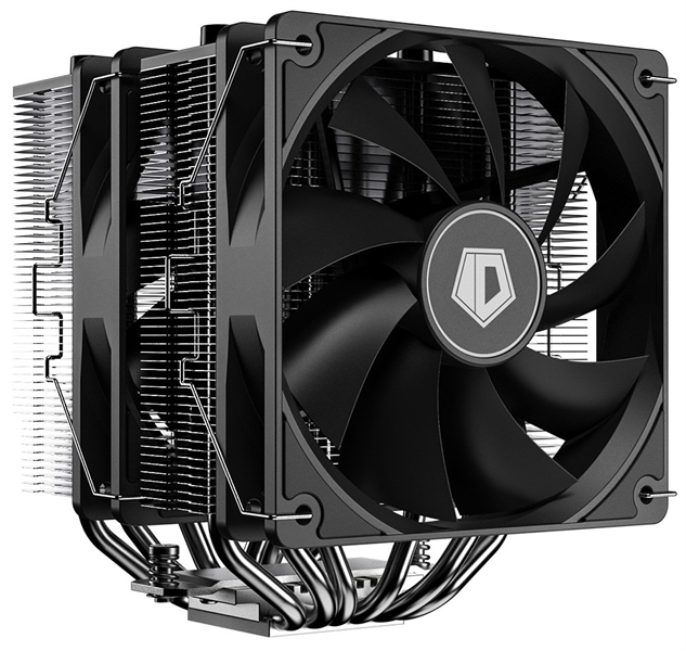 Кулер для процессора ID-COOLING SE-206-XT LGA1700/1200/115X/AM5/AM4 (8шт/кор, TDP 250W, PWM, черный, 6 тепл.трубок + медная база, 2 x FAN 120mm) RET