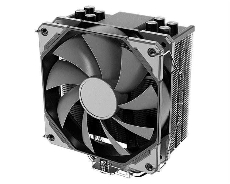 Кулер для процессора ID-COOLING SE-214-XT BASIC LGA1700/1200/115X/AM4 (16шт/кор, TDP 180W, PWM, 4 тепл.трубки прямого контакта, FAN 120mm) RET