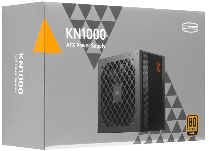 Блок питания ПК/ Power Supply PCCooler, 1000W 80+ Gold (ATX, 3.1, Full modular, 1x24(20+4)pin, 2xCPU 8(4+4)pin, 3xPCIe*2 8(6+2)pin, 1x12VHPWR, 9xSATA*3, 3xMOLEX4pin, Active, 120x120mm, 140x150x86mm, APFC, RoHS/ERP2014/CB/CE/CCC/EAC/UKCA/FCC/CANICE(B)/NMB(B), black)