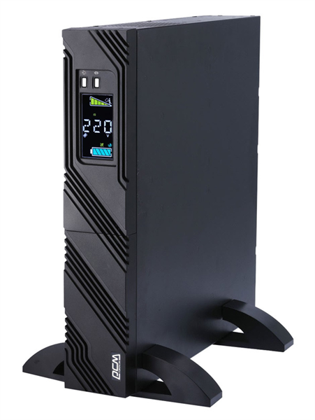 Источник бесперебойного питания Powercom SMART KING PRO+, Line-Interactive, 1500VA/1200W, Rack/Tower, 8*IEC320-C13, Serial+USB, SmartSlot (1152575) (потертости)