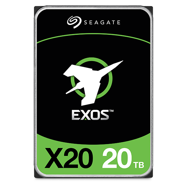 Жесткий диск Seagate Exos X20 HDD SATA 20Tb, 7200 rpm, 256Mb buffer, 512e/4Kn, CMR, ST20000NM007D, 1 year (имеет вмятины)