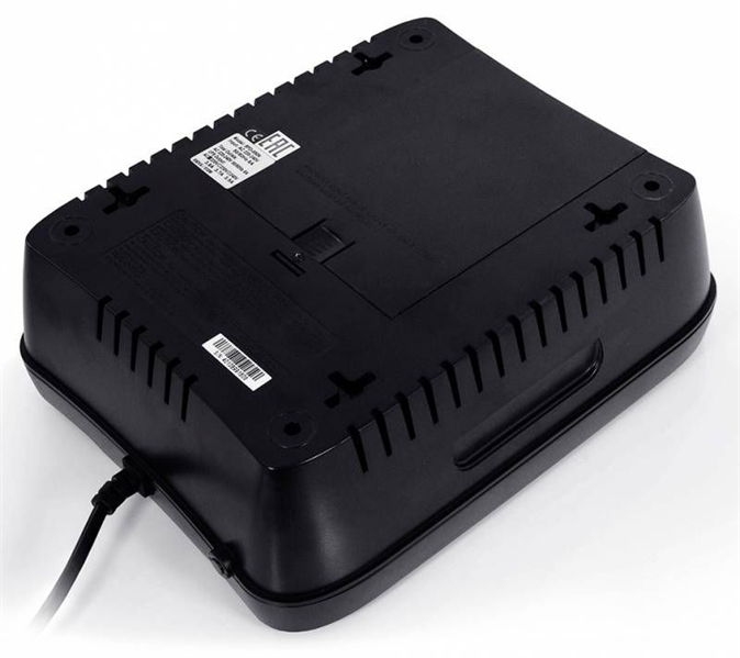Источник бесперебойного питания Powercom Back-UPS SPIDER, OffLine, 1000VA/550W, Tower, 8xSchuko outlets (4 surge & 4 batt) (332717) (после ремонта, замена АКБ)