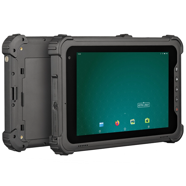 Мобильный компьютер MIG T8X, 4gb/64gb, 1200*1920 FHD, 5MP/8MP, 4G LTE, Astra Linux SE v1.7 «Воронеж», Wi-Fi 2.4GHz/5GHz, BT 4.2 BLE, NFC, 2D сканер, блок питания с кабелем
