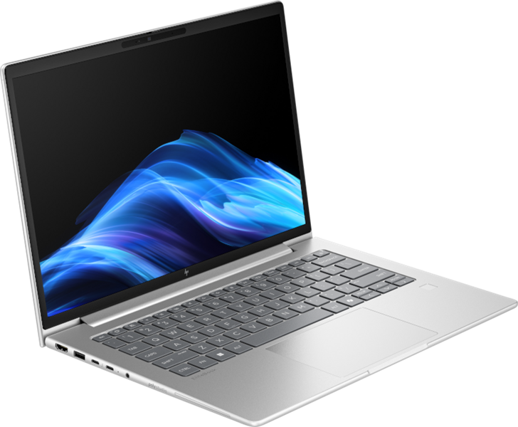 Ноутбук HP EliteBook 8 G1i 14 U7 255H,14" 2.5k (2560x1600) IPS 400cd 120Hz IR AG,32Gb DDR5-5600MHz(2),1Tb SSD NVMe,4G LTE,Al Case,62Wh,FPS,ENG/RU Kbd Backlit,1.39kg,Silver,1y,Win11Pro