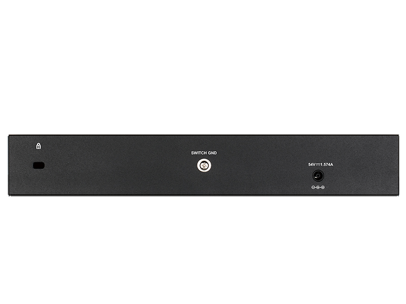 Коммутатор D-Link DGS-1210-10P/FL2A, управляемый L2 PoE, 8×1GbE PoE+2×SFP, 65W
