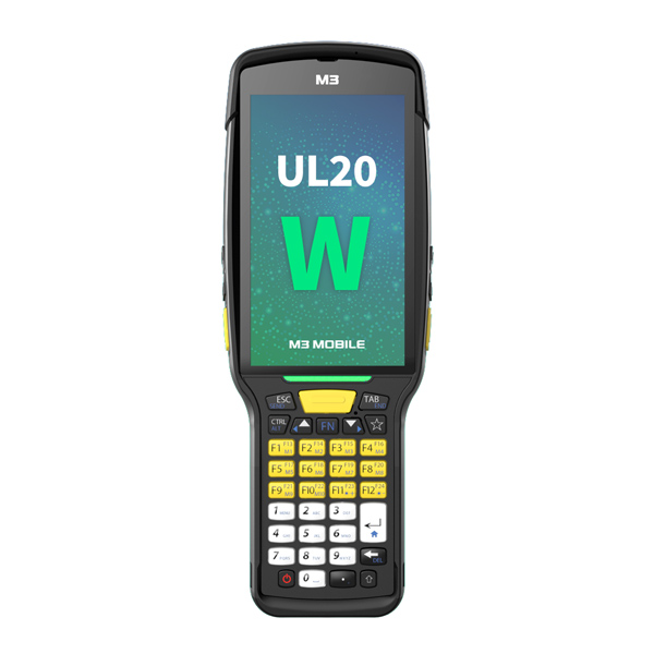 Терминал сбора данных M3 Mobile UL20W Android 10.0 GMS, FHD, 802.11 a/b/g/n/ac, SE5800, Rear Camera, BT, GPS, NFC(HF), 2G/16G, 35K, St Bat incl & Bullet Proof Film, Hand Strap. Req CRD&PWSP