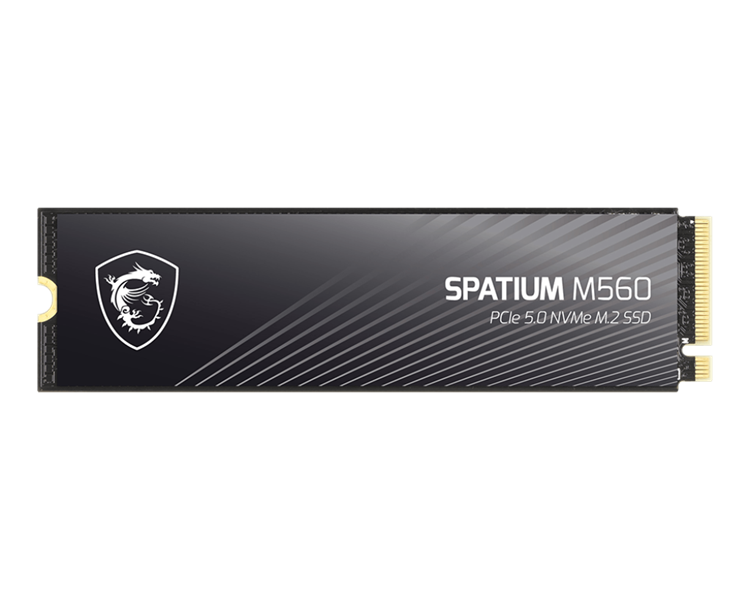 Диск SSD MSI - SPATIUM M560, игровой, M.2 2280, 2 ТБ, PCIe NVMe 2.0 x4, speed write-8700МБ/с read-10300МБ/с, 3D NAND, Phison E31T, S78-440Q940-P83