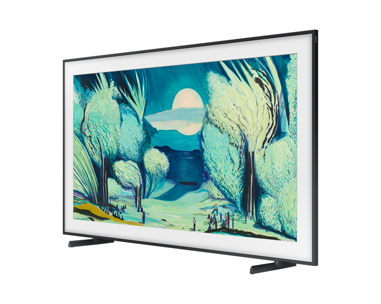 Телевизор Samsung Lifestyle QLED TV QE75LS03FAUXRU, 75', QLED Frame, 4K 3840x2160, 120Hz, Tizen Smart TV, 40W, Tuner (DVB-T2/C/S2, PAL,SECAM), HDMI, USB, USB-C, CI+, Wi-Fi / BT/LAN, VESA 400x400,  class A, Blac