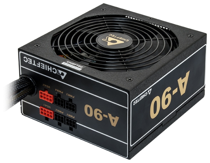 Блок питания Chieftec PSU GDP-650C 650W A-90 ATX2.3/EPS12V 230V CabMan RT 90%+ 14cm Fan Active PFC Fix:20+4, 8(4+4)p Mod:2x8(6+2)p,2x(SATAx3),3xMolex+Flop  
