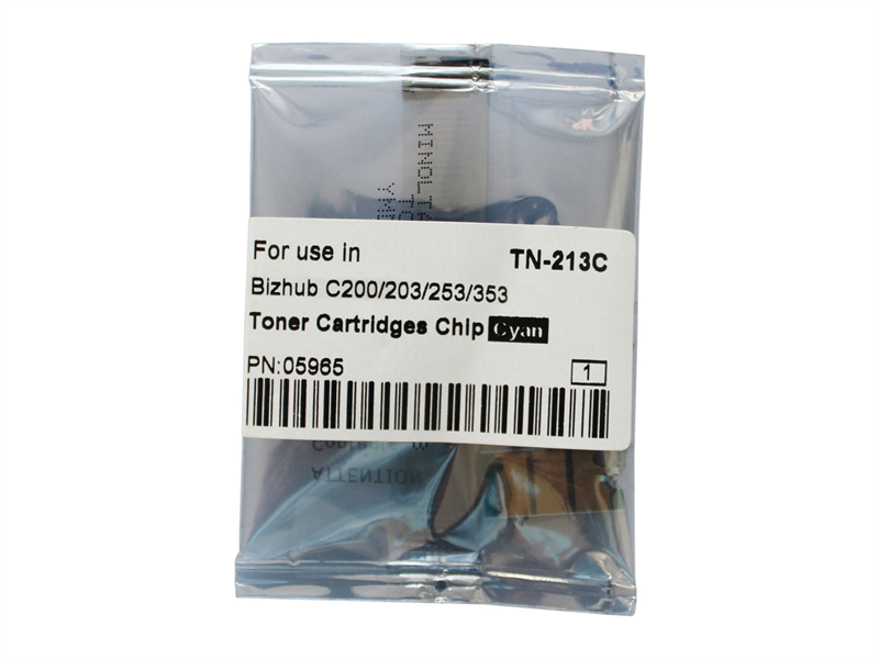 Чипы Чип картриджа для KONICA MINOLTA Bizhub C200/C200E/C203/C253/C353 (CET) Cyan, (WW), 20000 стр., (унив.), CET5965