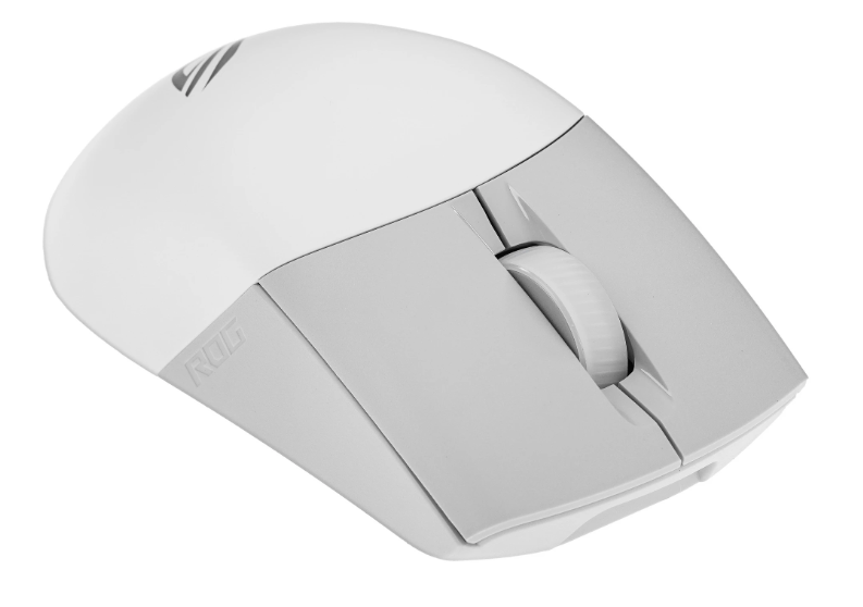 Мышь ASUS ROG KERIS WIRELESS AIMPOINT, 75g, 2.4GHz RF, Bluetooth 5.1, 36K DPI sensor, 5 Programmable Button, White