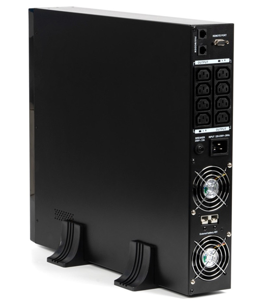 Источник бесперебойного питания (8959) Бастион RAPAN-UPS 2000 RACK+4x9Ah 2000ВА/1400Вт 2U/Line-Interactive/АКБ 9Ачх4/220В/8хС13/1,5 л.г (RAPAN-UPS 2000-RACK-IN-4X9-E)