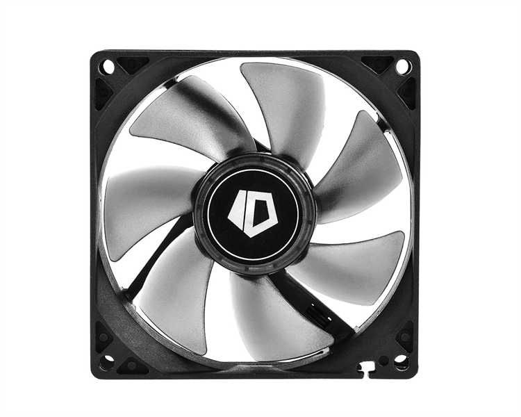 Вентилятор для корпуса ID-COOLING NO-9225-SD 92x92x25мм (156шт./кор, 3pin, черный, 1500об/мин)  BOX