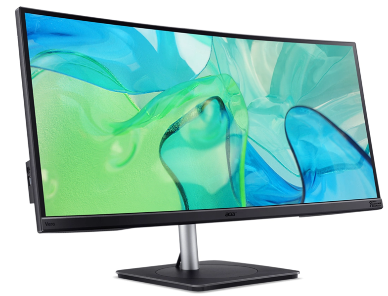 Монитор 34'' ACER Vero CB343CURbemiiphuzx, ZeroFrame,Curved 3800R Black,21:9,IPS,3440x1440,4ms,300cd,60Hz,2xHDMI(2.0)+1xDP(1.2)+1xType-C(90W)+Audio out+USB3.2x2(Gen2)+USB 3 (существенное повреждение коробки)