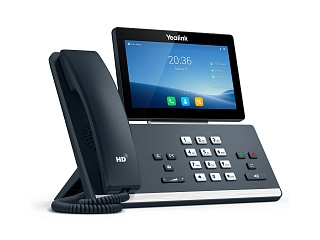 Телефон YEALINK SIP-T58W, 16 аккаунтов, цветной сенсорный экран 7" 1024х600, Android, WiFi, Bluetooth, GigE, без CAM50, без БП, шт