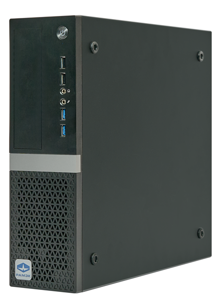 персональный компьютер ПК РАМЭК K430 SFF/i3-13100(H610)/1x8GbDDR5/SSD256Gb/WiFi+BT/300W/K+M/NoOS/3YW