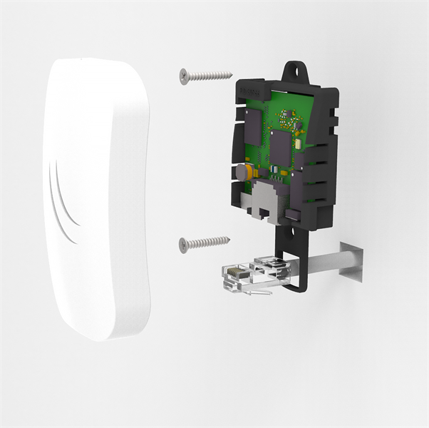 Точка доступа wi-fi MikroTik cAP lite with AR9533 650MHz CPU, 64MB RAM, 1xLAN, built-in 2.4Ghz 802.11b/g/n Dual Chain wireless with 1.5dBi integrated antenna, RouterOS L4, plastic ceiling case, plastic (б/у, потертости)