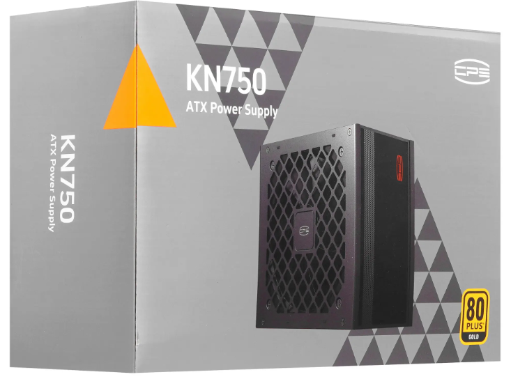 блок питания PCCooler KN750, 750W, ATX3.1/PCIe5.1, APFC, 80+ Gold, 12cm Fan, Modular (P3-KN750-G1F)