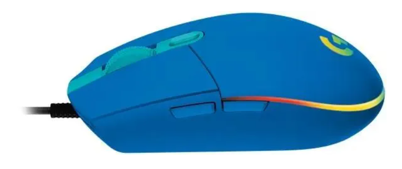 мышь Logitech Gaming Mouse G102 LIGHTSYNC, 8000dpi, Blue, CN, [910-005810]
