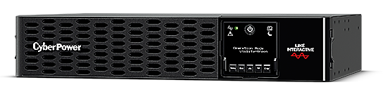 Источник бесперебойного питания CyberPower PR1000ERTXL2U NEW Line-Interactive1000VA/1000W USB/RS-232/EPO/Dry/SNMPslot (10 х IEC С13)   (12V / 7AH х 4)