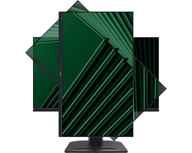 Монитор MSI PRO MP275QPDG 27" 16:9 WQHD(2560x1440) IPS Flat, WebCam FHD, 1ms(MPRT), 1300:1,100M:1,250nit,178/178,2xHDMI,DP,USB-C,USB-B, 4xUSB-A,Speaker,Tilt,Swivel,Height,Pivot 100HZ,Black,1y war-ty