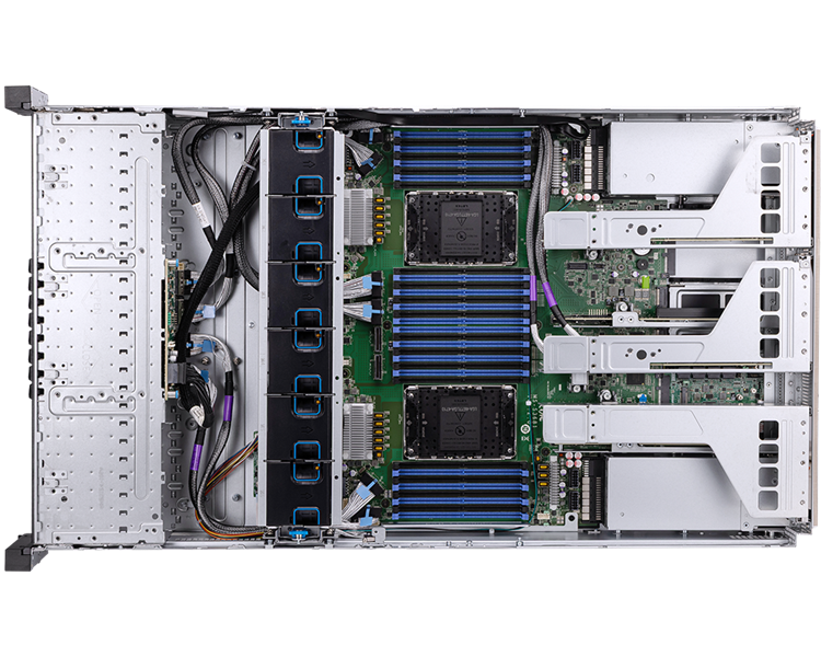 Серверная платформа MSI S5062X270RAU8 Rack 2U, 2xIntel Xeon 6 (LGA4710), 32xDDR5/6400, 8x2.5" U.2 NVMe + 2xE1.S 9.5mm rear, 2xM.2 2280/22110 PCIe5x2, up to 6xPCIe5 x16 + OCP3.0, Mgmt 1GbE, 2x2700W, Rails