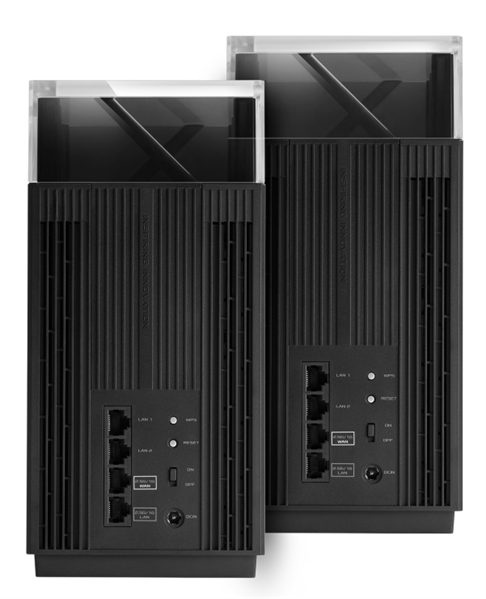 Маршрутизатор ASUS ET12(2-PK) WiFi 6E 2.5G 2x1G+2.5G 2x1G 4804+4804+1148Mbps 6GHz/5GHz/2.4GHz (90IG05Z0-MO3A20)