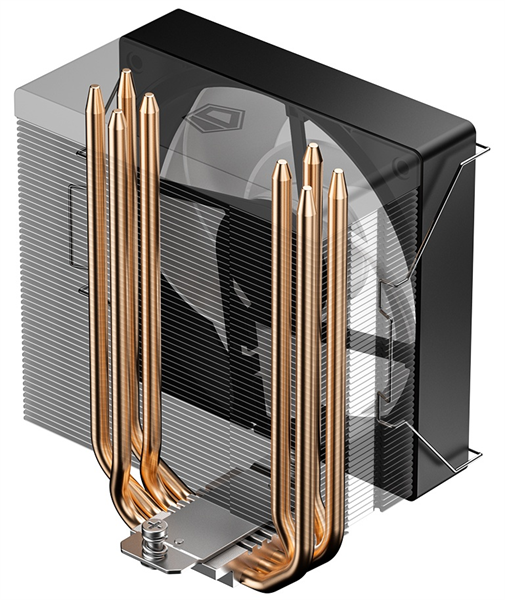 Кулер для процессора ID-COOLING SE-214-XT V2 ARGB LGA1851/1700/1200/115X/AM5/AM4 (16шт/кор, TDP 200W, PWM, 4 тепл.трубки прямого контакта, FAN 120mm, Addressable RGB LED) RET