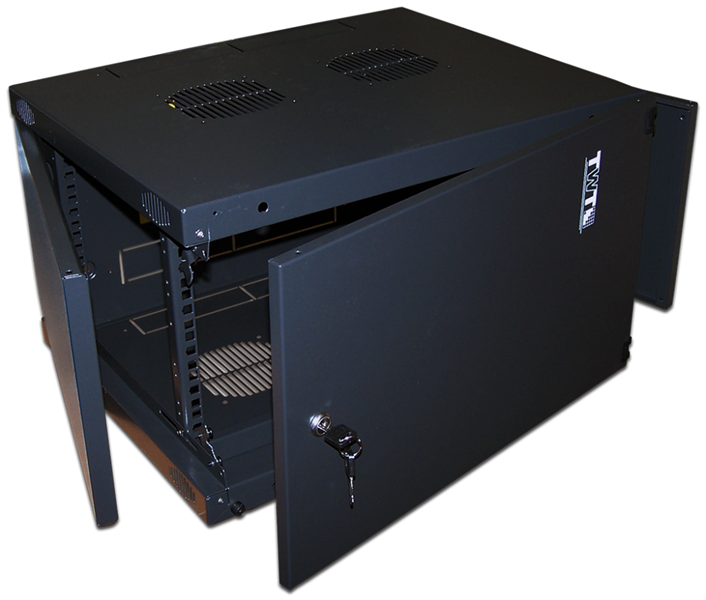 Шкаф коммутационный Lanmaster Next (TWT-CBWNM-9U-6X4-BK) настенный 9U 550x450мм пер.дв.металл 60кг черный IP20