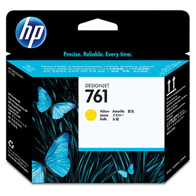 Печатающая головка Печатающая головка HP 761 для Designjet T7100/T7200, желтая