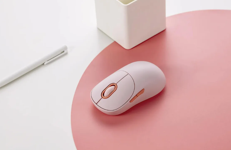 Мышь Xiaomi Wireless Mouse 3, 1200dpi, Bluetooth / 2.4 GHz, silent, Pink
