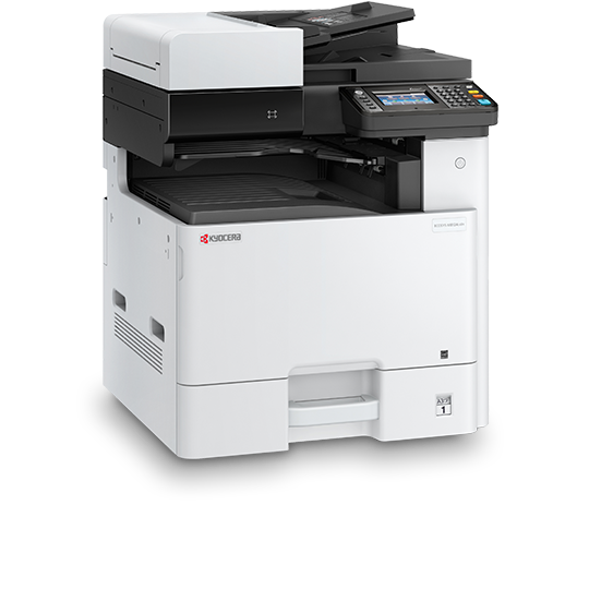 МФУ Kyocera M8124cidn(Азия, аналог 1102P43NL0)P/C/S,А3,24/12(A4/A3),1200x1200 dpi, 1,5 Гб, USB 2.0, Network,лоток 500 л., Duplex, базовый 3000/1500(BK/CMY) орг. тонер T (существенное повреждение коробки)