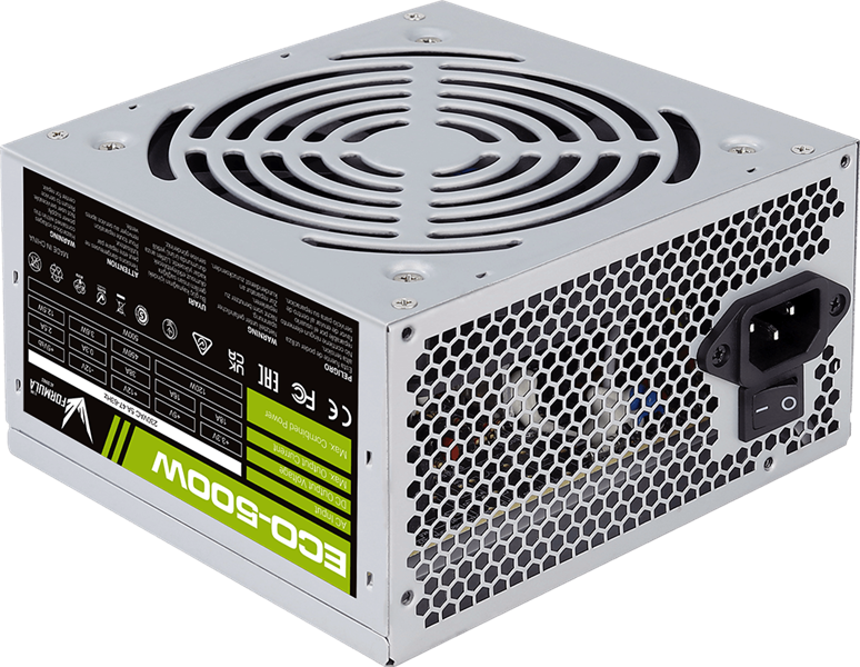 Блок питания Formula V Line ECO-500, 500W, ATX12V v2.3, 12cm Fan (ex Aerocool) (незначительное повреждение коробки)