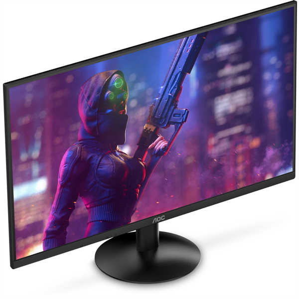 Монитор 27" AOC 27B30H 1920x1080, WLED, 16:9, IPS, 300 cd, 1000:1, 20M:1, 1ms, 178/178, VGA, HDMI, 120 Hz, Tilt, VESA, External, Black, 3y