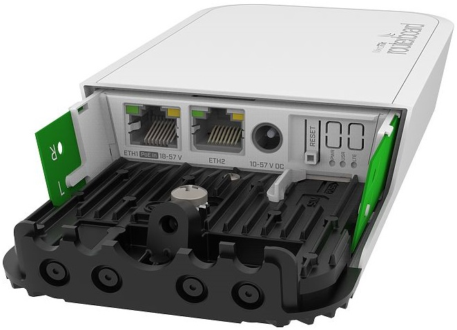 Точка доступа MikroTik wAP R ac with four core 710MHz CPU, 128MB RAM, 2x Gigabit LAN, built-in 2.4Ghz 802.11b/g/n Dual Chain wireless with integrated antenna,  built-in 5Ghz 802.11an/ac Dual Chain wireless with int