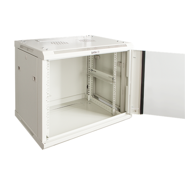 Шкаф Шкаф настенный серии Pro, 27U 600x600, стеклянная дверь