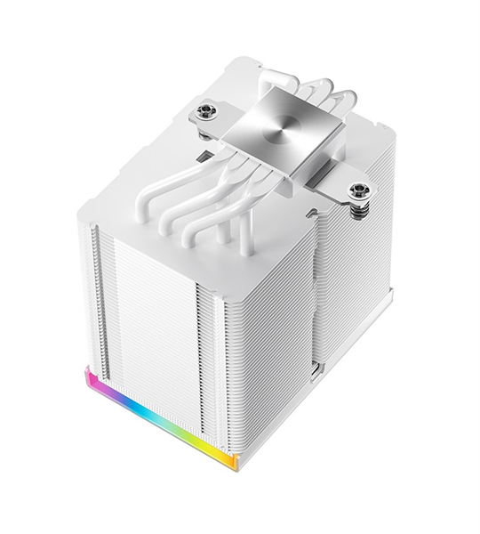 Кулер для процессора DEEPCOOL AK500 DIGITAL PRO WH LGA20XX/1700/1200/115X/AM5/AM4 (9шт/кор, TDP 240W, PWM, Fan 120mm, 5 тепл. трубок, ARGB, белый) RET (AK500 DIGITAL PRO WH)