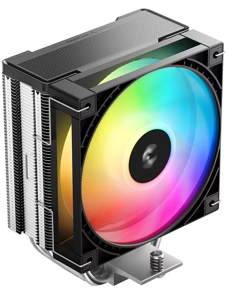 Кулер для процессора DEEPCOOL AG400 G2 ARGB LGA1851/1700/AM5/AM4 (18шт/кор, TDP 230W, PWM, ARGB Fan 120mm, 4 тепл. трубки, черный) RET (R-AG400-BKAMMG2-G)