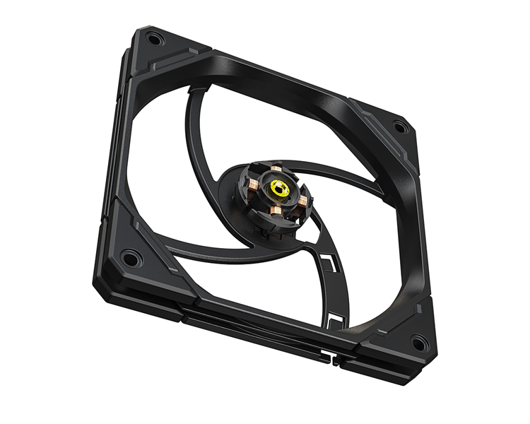 Вентилятор для корпуса ID-COOLING TF-12015-K 120x120x15мм (40шт./кор, PWM, Low Noise, супер-тонкий, резиновые углы, черный, 500-2200об/мин)  BOX