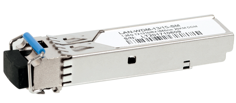 Модуль Lanmaster BIDI SFP 1.25G, 1310nm / 1550nm, 20 km, LC, DDM, Cisco