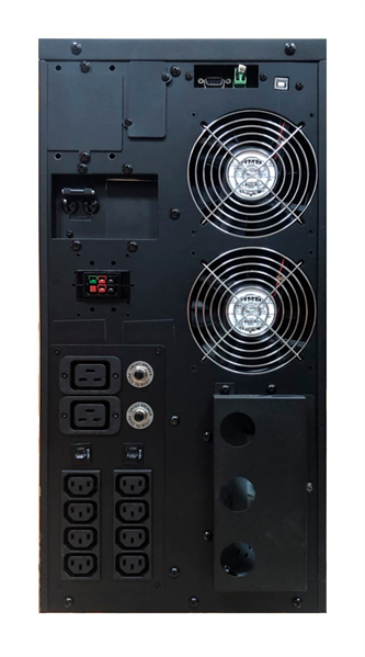 Источник бесперебойного питания Powercom MACAN, On-Line, 10000VA/10000W, Tower, IEC Terminal + IEC320 8*C13+2*C19, Serial+USB, SNMP Slot (1439708)