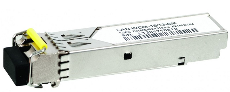Модуль Lanmaster BIDI SFP 1.25G, 1550nm / 1310nm, 20 km, LC, DDM, Cisco