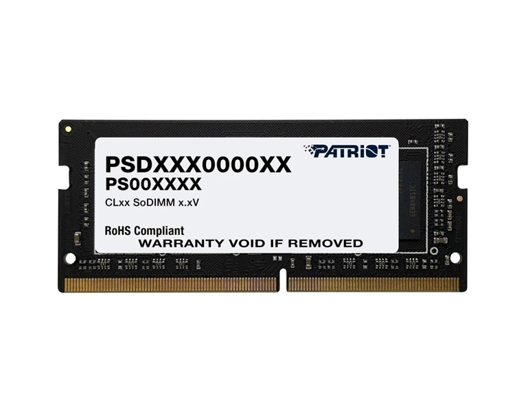 Оперативная память Patriot SL DDR4 16GB 3200MHz SO-DIMM SINGLE 1*16GB CL22 22-22-22-52 1.2V