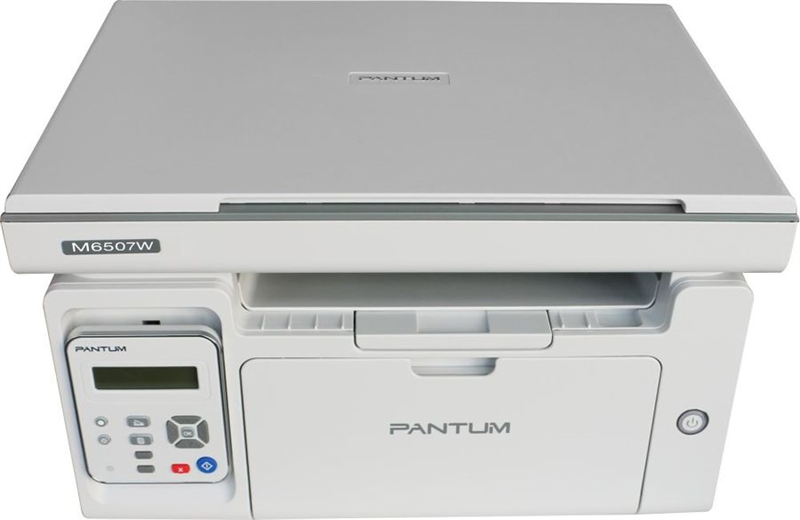 Лазерное многофункциональное устройство Pantum M6507W, P/C/S, Mono laser, А4, 22 ppm (max 20000 p/mon), 600 MHz, 1200x1200 dpi, 128 MB RAM, paper tray 150 pages, USB, WiFi, start. cartr (потёртости, царапины, после СЦ, неисправен картридж)