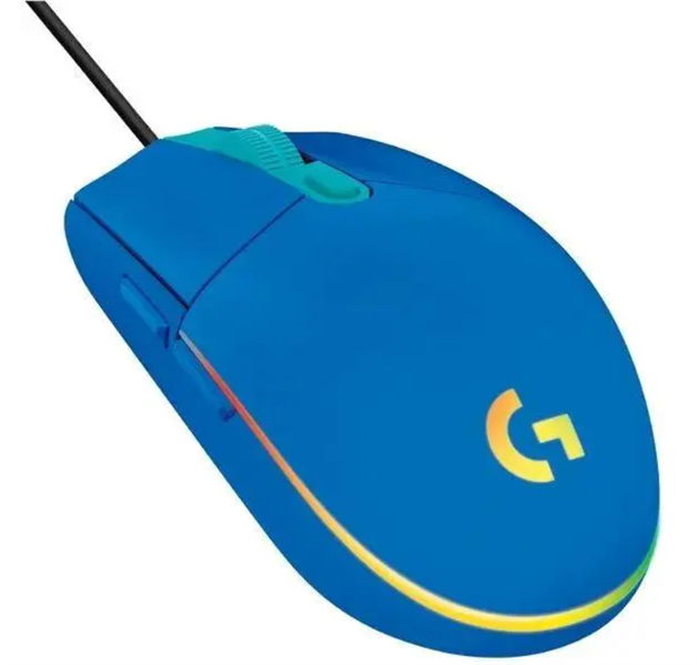мышь Logitech Gaming Mouse G102 LIGHTSYNC, 8000dpi, Blue, CN, [910-005810]