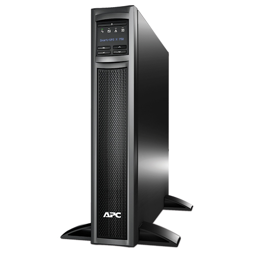 Источник бесперебойного питания мощностью 750VА APC Smart-UPS X 750VA/600W, Tower/RM 2U, Ext. Runtime, Line-Interactive, LCD, Out: 220-240V 8xC13 (1-gr. switched) , SmartSlot, USB, COM, EPO, HS User Replaceable Bat, Black, 1 year warranty