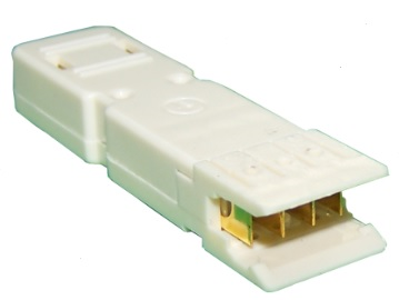 LAN-S110P2 Коннектор Lanmaster 110 кат. 5е неэкр. на 2 пары для 110 кросса 5 шт цвет: белый