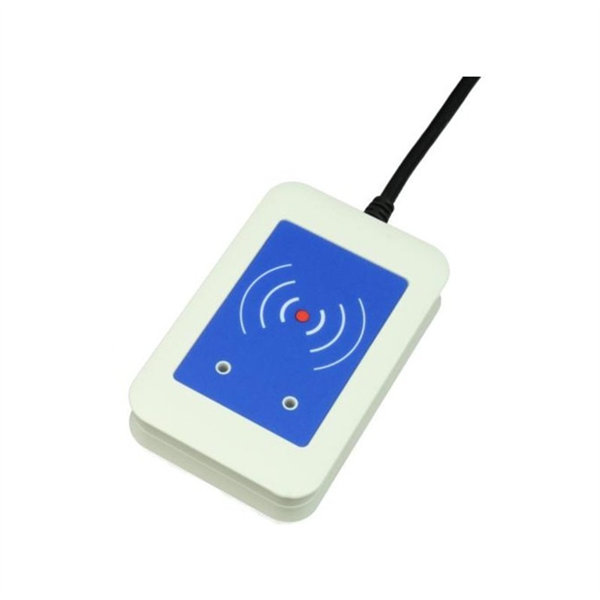  USB считыватель карт Elatec TWN4, MIFARE NFC RFID, кабель 12 см., белый (аналог 497N04026,497N04028)